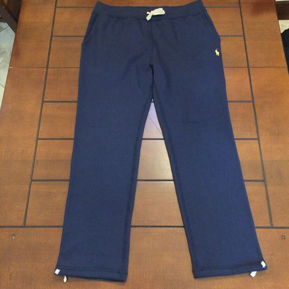 Polo Ralph Lauren navy large men’s knit pants with logo